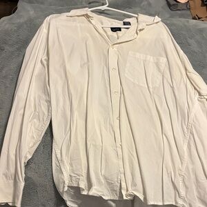 Izod Cream Casual Button-Down Shirt